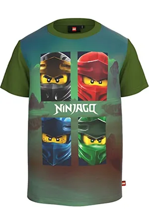 LEGO Wear Ninjago Jungen T-Shirt Cole Kai Lloyd Jay LWTaylor 120, , 92 Bambino