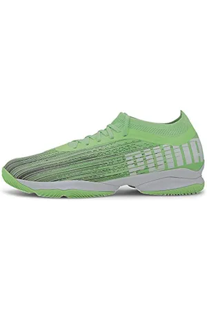 PUMA Adrenalite 1.1, Scarpe da Calcio Unisex-Adulto, Verde (Elektro Green Schwarz Weiß), 44 EU