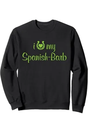 Hip Istruttore di equitazione con cavalli spagnoli I Love My Spanish-Barb Felpa