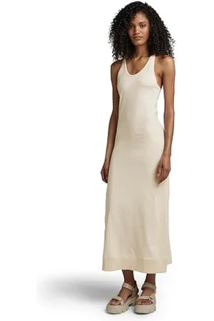 G-Star Donna Racer Slip Dress, (ecru D23296-D393-159), XXL