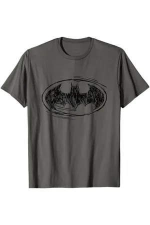 DC Comics Originals Batman Logo Sketch Maglietta
