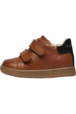 Falcotto Adam Vl, Sneaker Bimbo 0-24, Beige (Cuoio Black), 21 EU