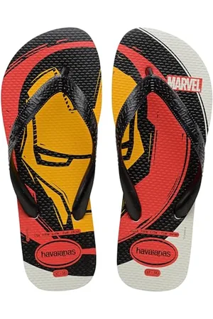 Havaianas Top Marvel Logomanía, Infradito Comode, Leggere E Resistenti, Con Stampa Dei Supereroi Iconici Marvel, Uomo