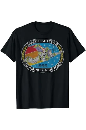 Disney Pixar Toy Story Buzz Lightyear To Infinity Badge Maglietta