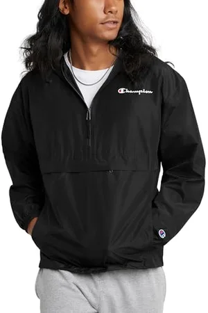 Champion Giacca Ripiegabile, Nero-549369, Small Uomo