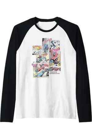 TRANSFORMERS SFX Comic Collage Maglia con Maniche Raglan