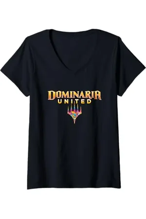 Magic: The Gathering Donna Dominaria Logo Maglietta con Collo a V