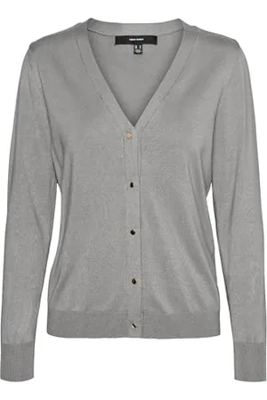 VERO MODA Vmsilje Ga Noos-Cardigan con Scollo a V Maglione, , S Donna