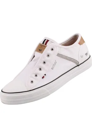Mustang 1301-302-1, Scarpe da Ginnastica Basse Donna, Bianco (Weiß 1), 39 EU