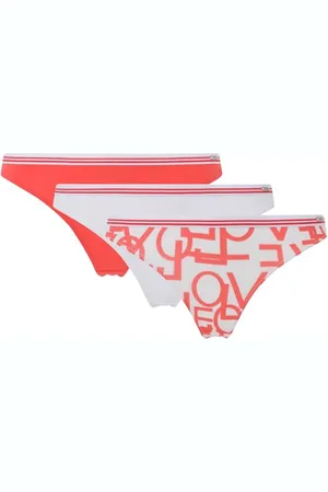 Pepe Jeans Classic 3P Love Thong, Slip a tanga Donna, (Red),XL