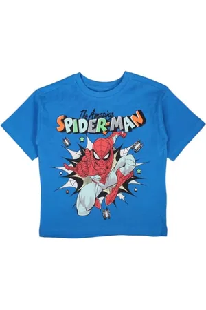 Disney T-Shirt a Maniche Corte per Ragazzi Spiderman, , 8 Anni Unisex Kids