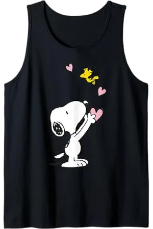 Peanuts Snoopy Woodstock Il mio cuore va a te Canotta