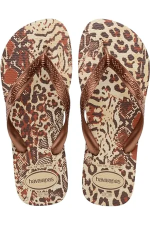 Havaianas Top Animals, Infradito, Donna Comode, Leggere E Resistenti, Suola Con Stampa Animale, Cinghie Larghe, Suola Flessibile, , 35/36 EU