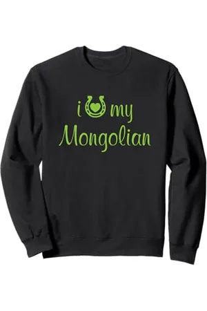 Hip Istruttore di equitazione con cavalli mongoli I Love My Mongolian Horse Felpa