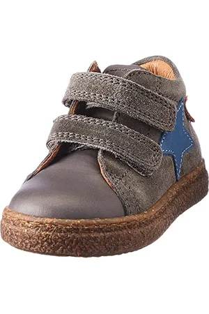 Naturino Bambini e ragazzi Albus Star Vl Scarpe da ginnastica, Anthracite Azure, 35 EU
