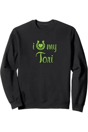 Hip Istruttore di equitazione equestre I Love My Tori Horse Felpa