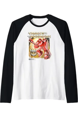 TRANSFORMERS Hotrod Box Maglia con Maniche Raglan