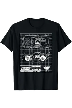 Disney Cars Lightning McQueen Blueprint Maglietta