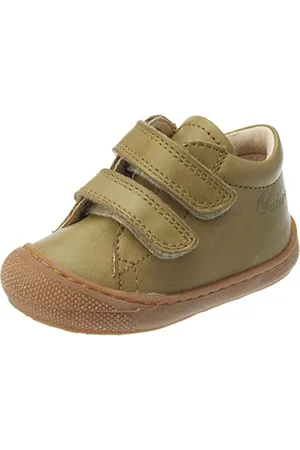 Naturino Cocoon VL, Scarpine Primi Passi Bambina, Verde Mostarda, 19 EU