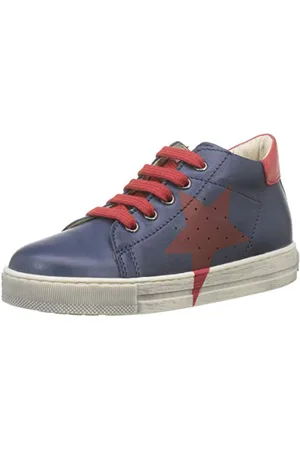 Falcotto Venus, Scarpe da Ginnastica, Bambini e ragazzi, Navy/Red, 18 EU