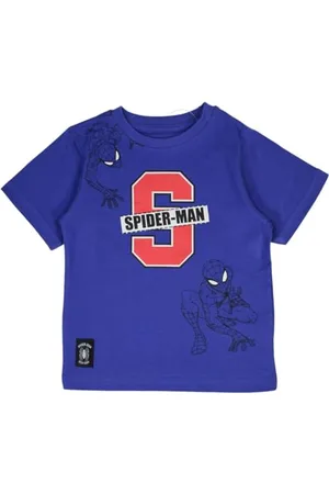 Disney T-Shirt a Maniche Corte per Ragazzi Spiderman, , 6 Anni Unisex Kids