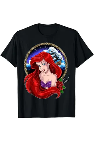 Disney Little Mermaid Ariel Sailor Tattoo Maglietta