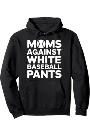 Graphic 365 Pantaloni da baseball con scritta "Mom Against White", regalo divertente Felpa con Cappuccio