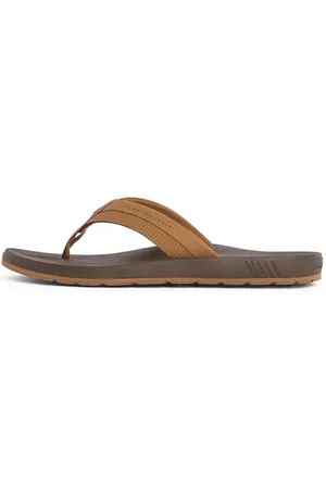 Tommy Hilfiger Uomo Infradito Molded Beach Sandal con Logo, Marrone (Desert Khaki), 44