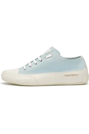 Candice Cooper Rock S, Scarpe con Lacci Donna, White-Powder Blue, 36 EU