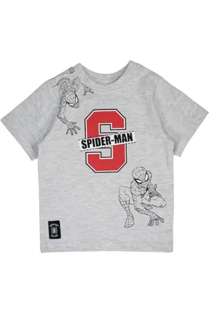 Disney T-Shirt a Maniche Corte per Ragazzi Spiderman, , 4 Anni Unisex Kids
