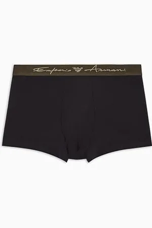 Emporio Armani Trunk, Bermuda Uomo, Black