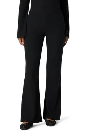 THE DROP Pull-on Ribbed Flare Pant Pantaloni, , 3XL Plus