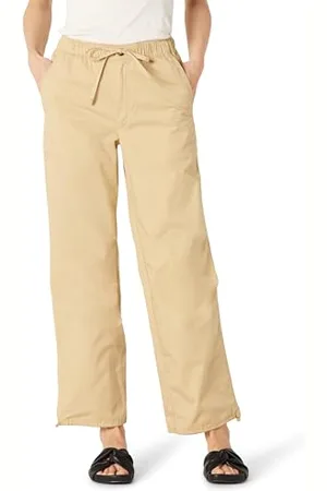 Amazon Pantaloni Paracadute a Vita Media, Baggy, Gamba Larga e vestibilità Ampia Donna, , S