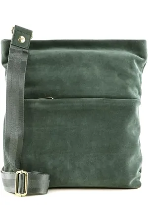 Mandarina Duck Mellow Velvet P10LWT68, Borsa A Tracolla Donna, (Balsamic Green), 32x33x5 (L x H x W)