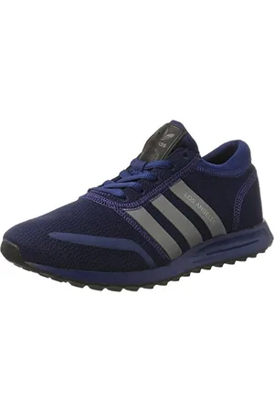 adidas Los Angeles, Scarpe da Ginnastica Basse Uomo, Blu (Mysblu/silvmt/cblack), 40 2/3 EU