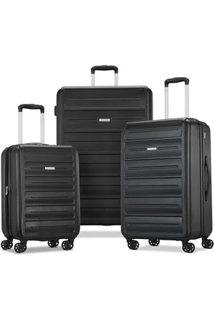 American Tourister Westridge - Set di 3 bagagli rigidi con ruote da spinning, colore: , , 3PC SET (CO/M/L), Westridge - Bagaglio rigido con ruote da spinning