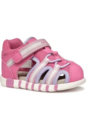 Geox B Sandal IUPIDOO Gir, Bimba 0-24, Dk Pink/Lilac, 23 EU