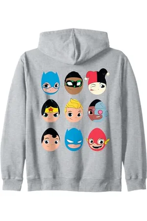 DC Comics Originals DC Super Friends Easter Egg Heads Felpa con Cappuccio