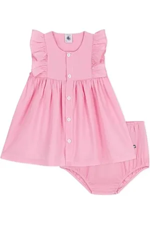 Petit Bateau A0clo Abito A Maniche Corte E Bloomer, , 18 Mesi Bimba