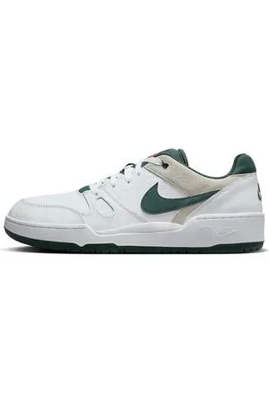 Nike Full Force Lo COB, Sneaker Uomo, White/Vintage Green-Sea Glass, 42.5 EU