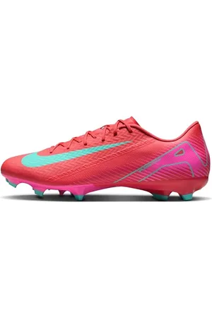 Nike Zoom Vapor 16 Academy FG/MG, Scarpe con Lacci Unisex-Adulto, Ember Glow/Aurora Green, 47.5 EU