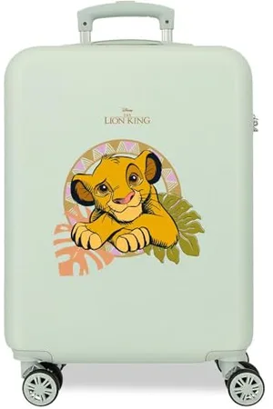 Disney Joumma The Lion King Valigia da cabina verde 38 x 55 x 20 cm Rigido 2 kg Chiusura a combinazione laterale ABS 2 kg 35 L Bagaglio a mano, Verde, Taglia unica, Valigia cabina