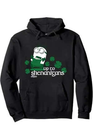 Minions St Patty’s Day Up to Shenanigans Felpa con Cappuccio