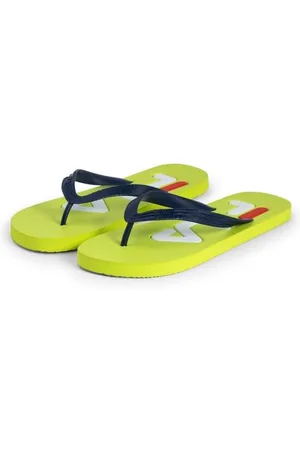 Fila Troy Slipper, Infradito Uomo, Acid Lime Navy, 41 EU