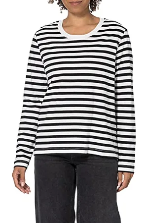 SELECTED SLFSTANDARD LS Tee STR Noos T-Shirt, , M Donna