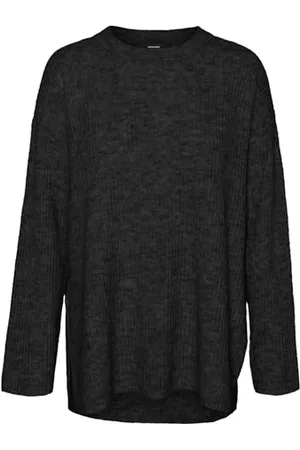 VERO MODA Vmpalma Noos-Pullover Lungo con Scollo a O Maglione, , XL Donna