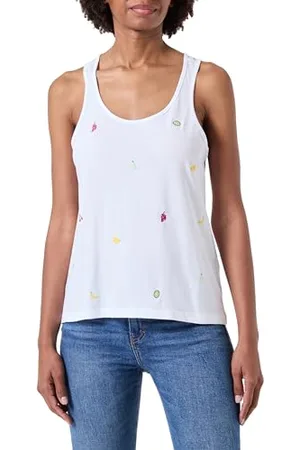 ONLY Onlhenny Life Reg S/L Tank Top Box Jrs Canotta, , L Donna