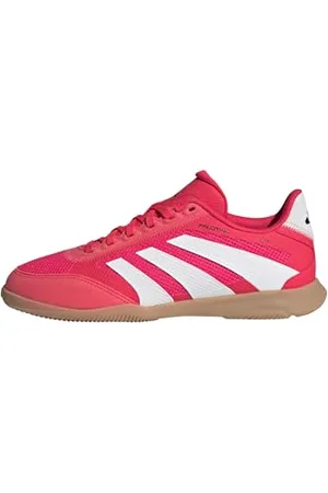 adidas Predator League Indoor Football Boots Kids, Scarpe da Calcio, Lucid Red/Ftwr White/Core Black, 28 EU