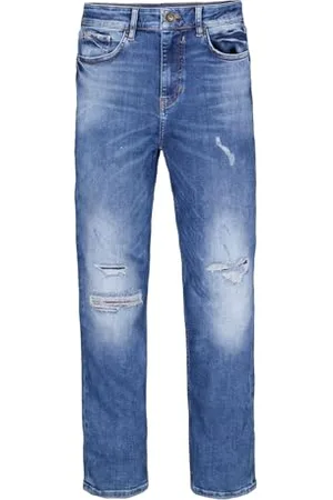 Garcia Pantaloni Denim Jeans, Vintage Usato, 36 Donna