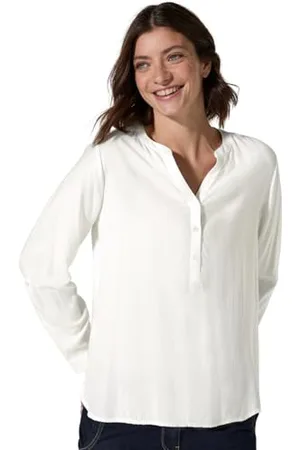 CECIL B345182 Solid Blouse, , M Donna
